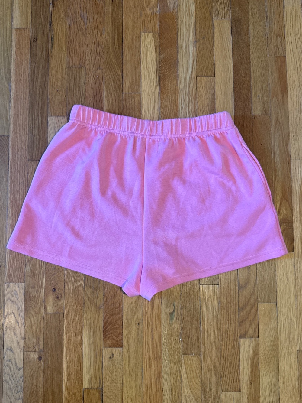 Vince Pink Elastic-Waist Athletic Shorts